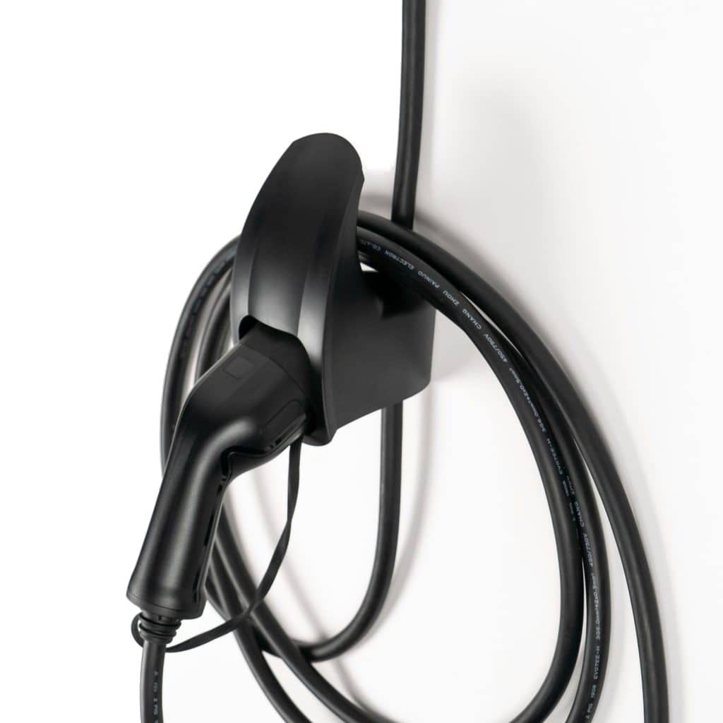 Supporto Parete Per Cavo Ricarica EV - Avvolgitore Universale Per Tipo 1 E 2, Grigio RAL7003 - Foto 5