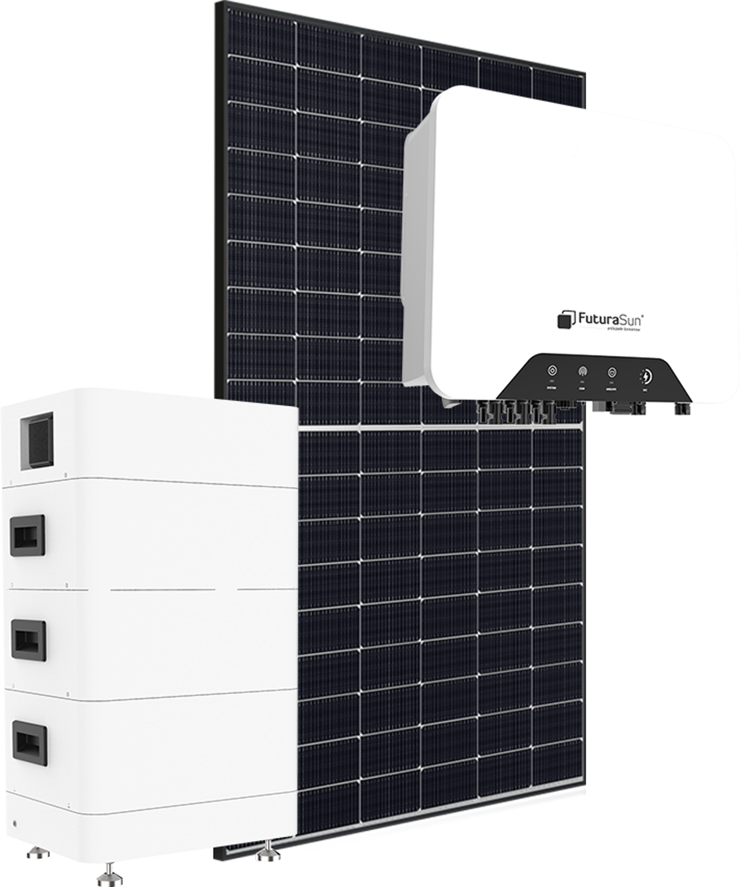 Kit Completo Fotovoltaico da 11,04 kWp + Inverter + Batteria d'accumulo + Assicurazione AllRisk per 5 anni